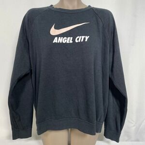Angel City FC NWSL Nike Black Supporter Sweatshirt Women's XL